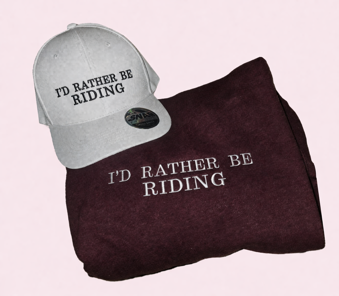 I'D RATHER BE RIDING Hoodie