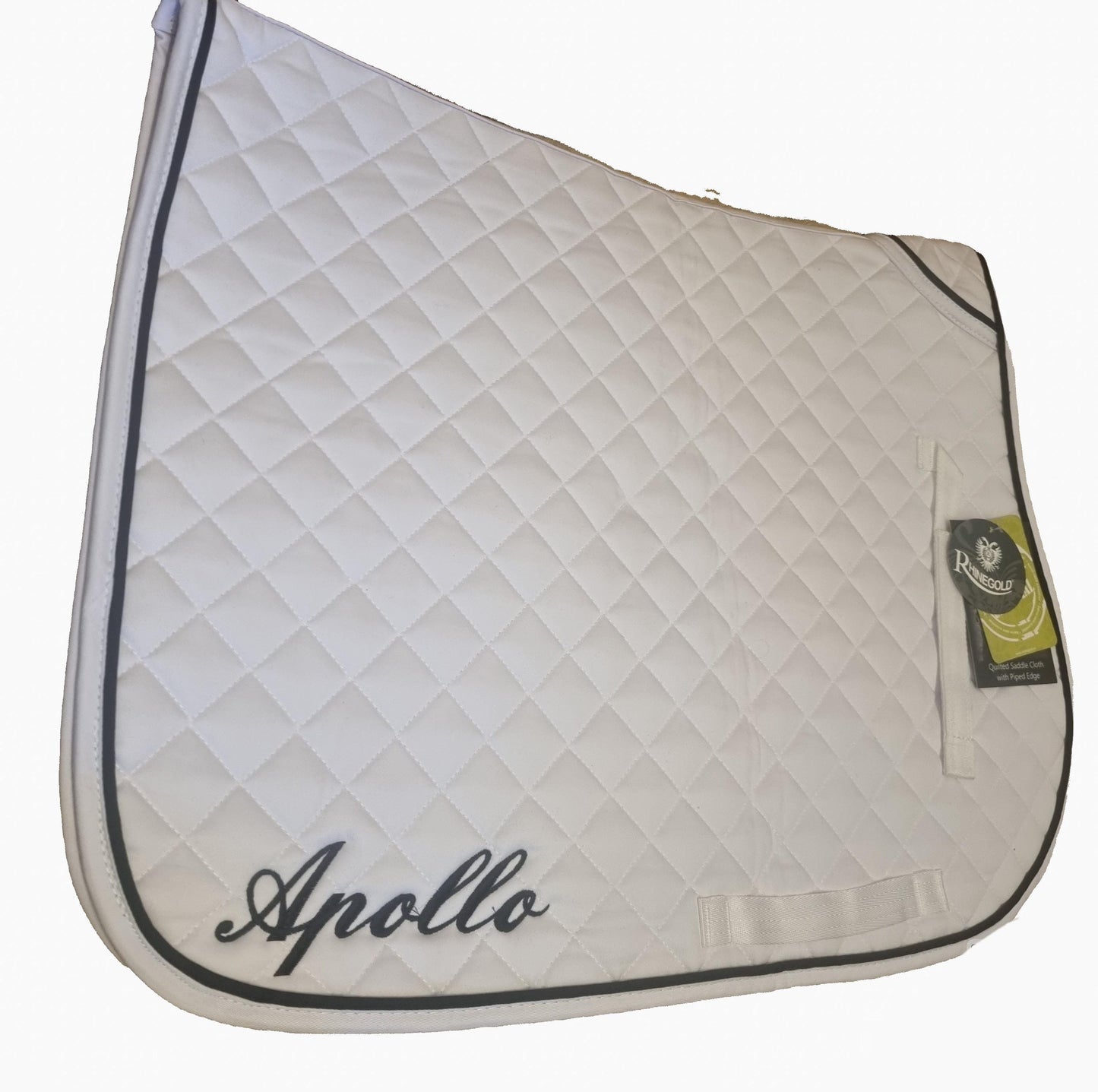 Personalised embroidered Saddle pad - equestrian saddle cloth