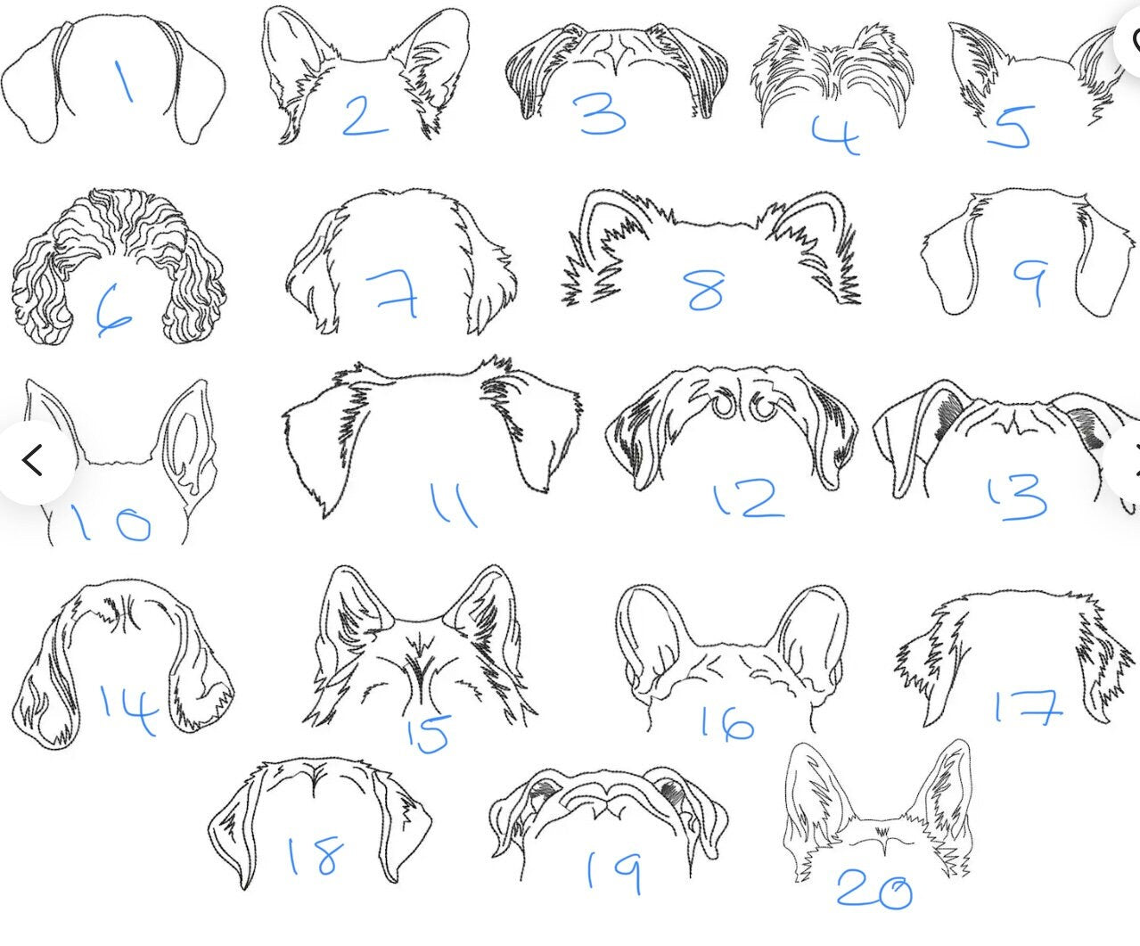 Dog ear hoodie - heart on sleeve, dog mum