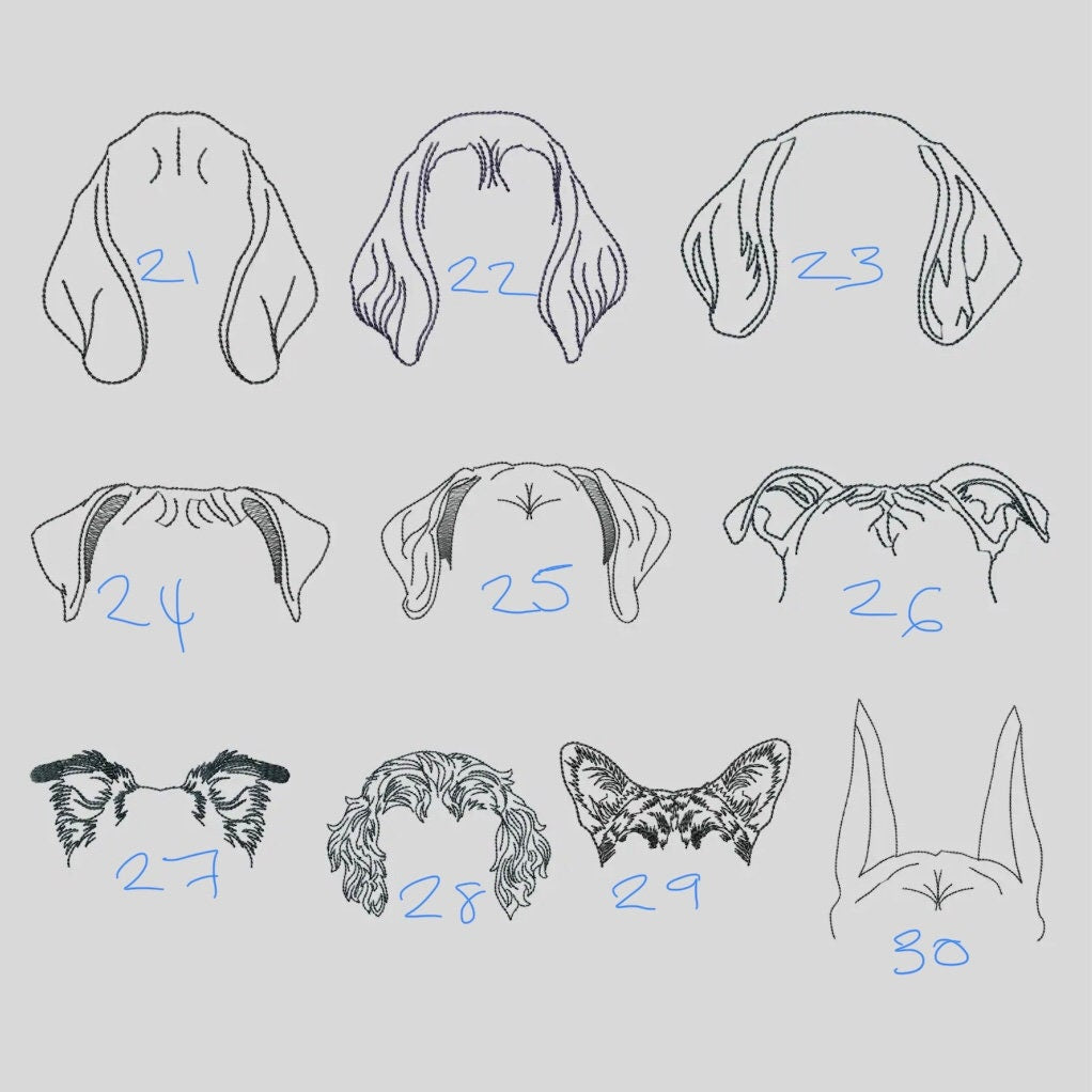 Dog ear hoodie - heart on sleeve, dog mum