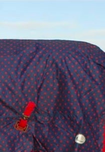 Lite weight turn out spotty horse rug.. waterproof