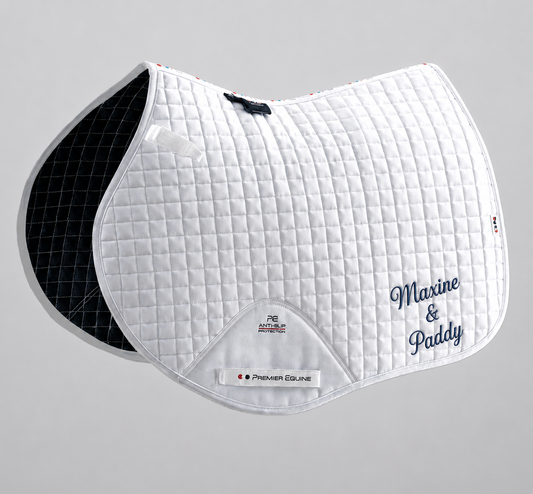 Premier Equine Close Contact Cotton GP/Jump Saddle Pad
Embroidered